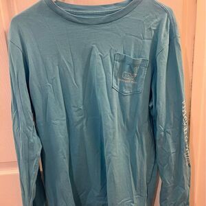 sky blue vineyard vines long sleeve